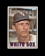 Ron Hansen Signed 1967 Topps Chicago White Sox Autograph