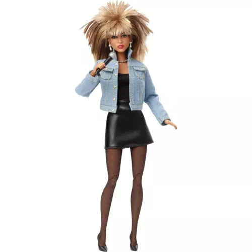 Barbie Signature Tina Turner Barbie Doll in ‘90s Fashion, Gift for Collectors