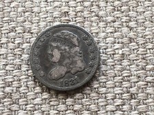 1831 Bust Half Dime Nice Circulated Condition Uncleaned