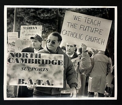 1992 Boston MA Archdiocesan Central High School Teachers March BATA Press Photo