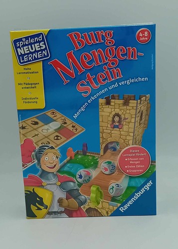 Ravensburger 250264 castello Mengenstein giocando nuovo apprendimento riconoscere le quantità NUOVO - Foto 2 di 4