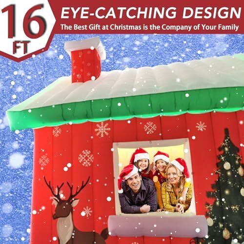 Inflatable Christmas Tent Night Indoor Outdoor Home Yard Lawn Garden Party 16Ft - Picture 4 of 7