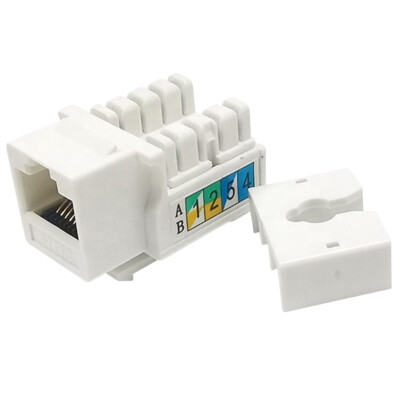 CAT6 Keystone Jack Verbinder Einbaubuchse RJ-45 Buchse Werkzeuglos LAN Modul 