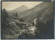 كاميرات وتصوير — Saas-Fee (Valais). Montaña. Suiza. Suiza. Circa 1900.