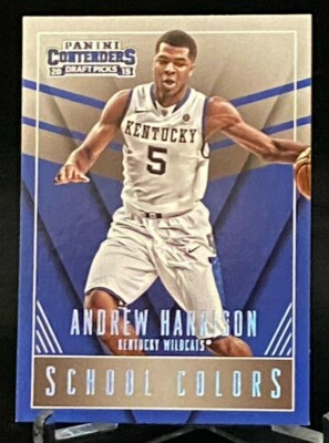 2015-16 Contenders Draft Picks School Colors #3 Rookie Andrew Harrison Kentucky