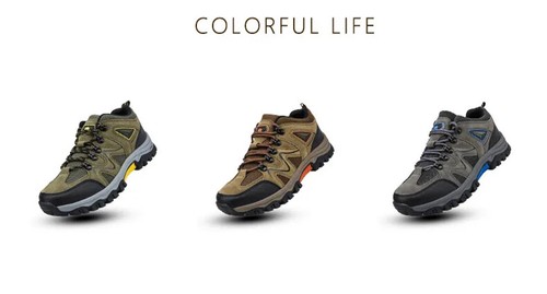 Outdoors Men Sneakers Breathable Light Casual Shoes Waterproof Non Slip Boots - Picture 17 of 29