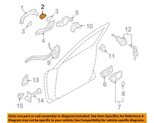 HYUNDAI OEM 06-10 Sonata Lock Hardware-Handle, Outside Cover 826523K020