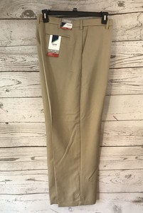 NWT IZOD Golf Pants 36 X 32 Khaki Tan Classic Fit Sport Flex Beige Flat Dress | eBay