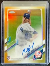 2021 Topps Chrome Miguel Yajure Rookie #RA-MY  Auto /50 RC New York Yankees