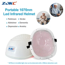 1070nm Red Infrared Light Therapy Brain Helmet for Parkinson Stroke Treatment