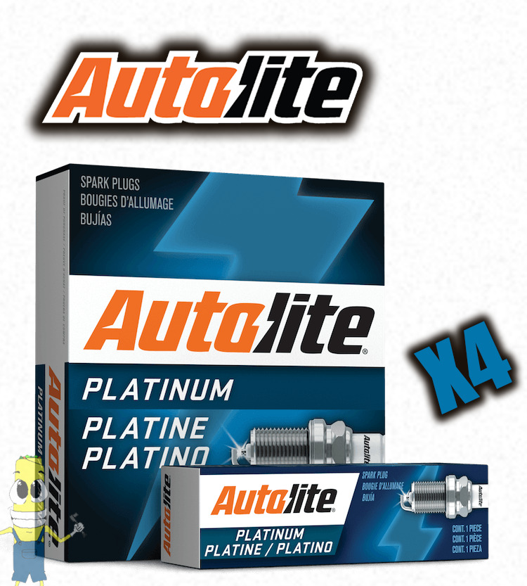 4 Autolite AP985 Platinum Spark Plug - Set of 4