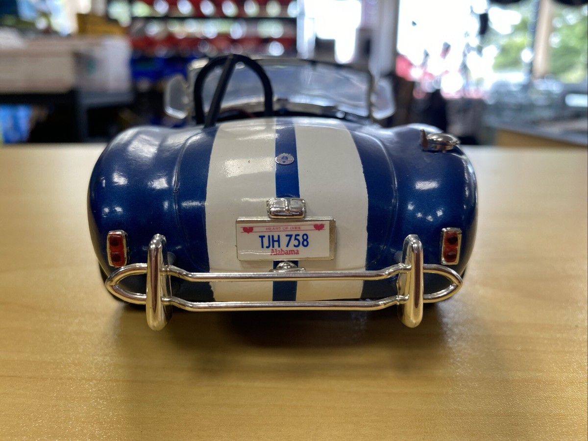 Ertl製 1/18 Shelby Cobra 427 シェルビー コブラ 1964 Shelby Cobra 427 Roadster Blue ERTL Diecast Model 1:18