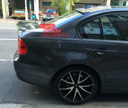 Carbon BMW 06~11 E90 3-series sedan high kick Performance type trunk spoiler ◎ - Picture 2 of 6