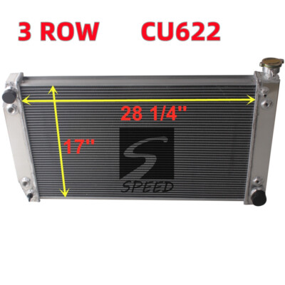 3-Row Aluminum Radiator For 1988-1999 Chevy GMC Trucks & SUVs - High-Performance Cooling Upgrade