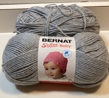 Bernat Softee Baby Color Flannel Lot Of 2, 1 New 5 Oz, 1 Contains About 3 Ounce