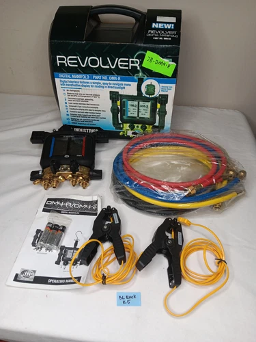 Jb Industries Model No. DM4-R Digital Revolver Manifold Gauge
