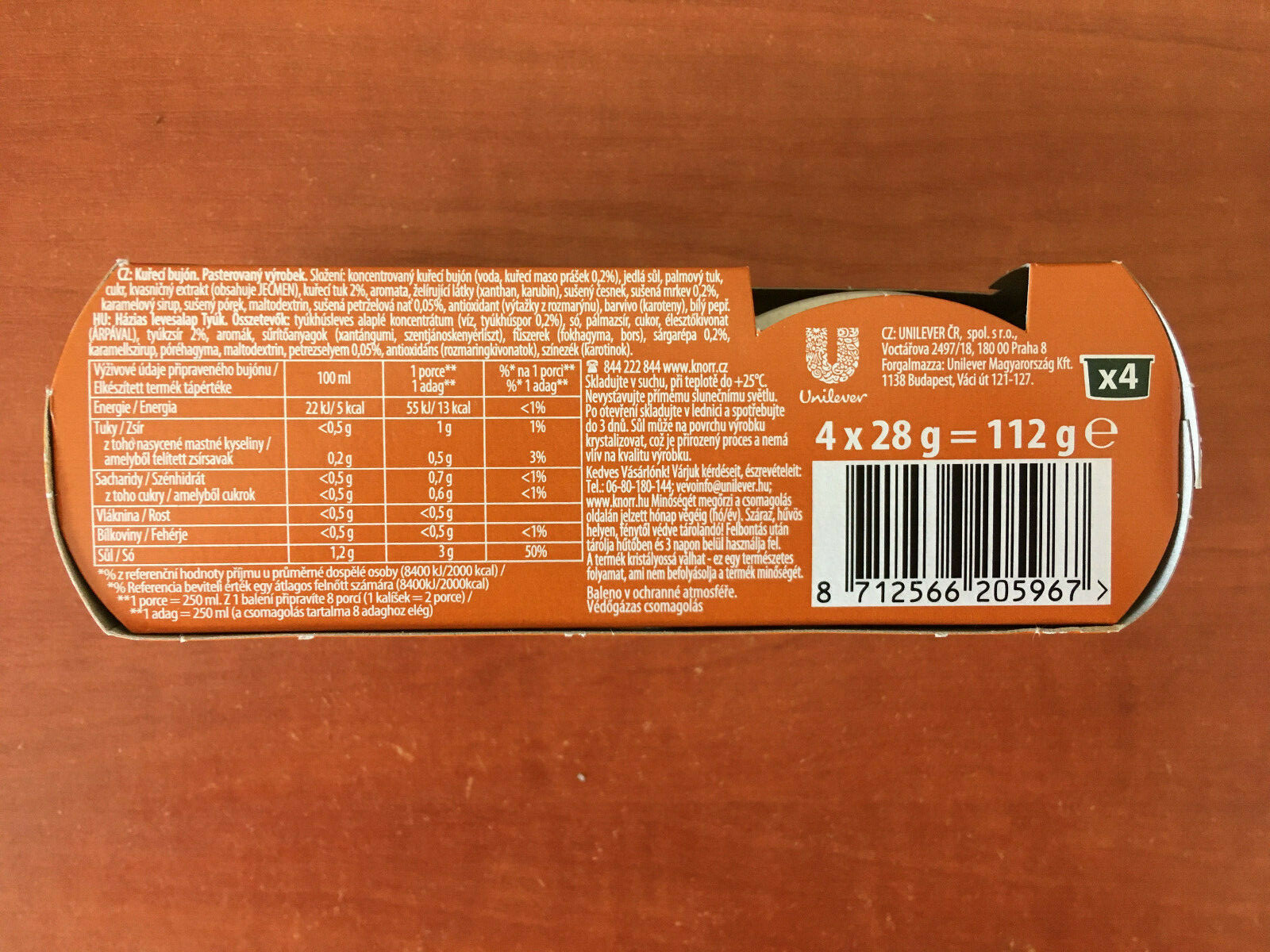 Knorr Homestyle Stock Rich Authentic Flavor Chicken Low Fat MSG Free 12