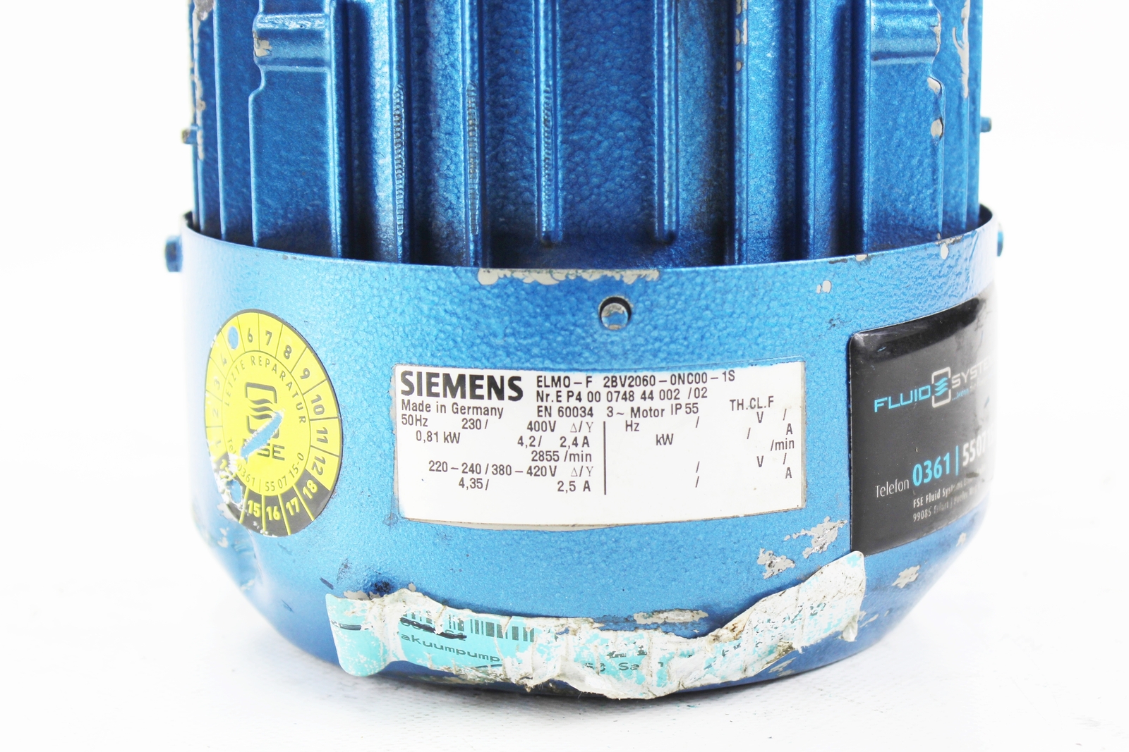 SIEMENS ELMOF 2BV20600NC001S / Vakuumpumpe 0,81kW eBay