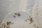 Vintage Double Handled Plate Haviland Limoges France Hand Painted  Pink Roses — photo 3