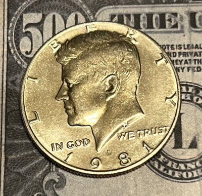1981 P Kennedy Half Dollar - Uncirculated - Very Nice Toning. | eBay