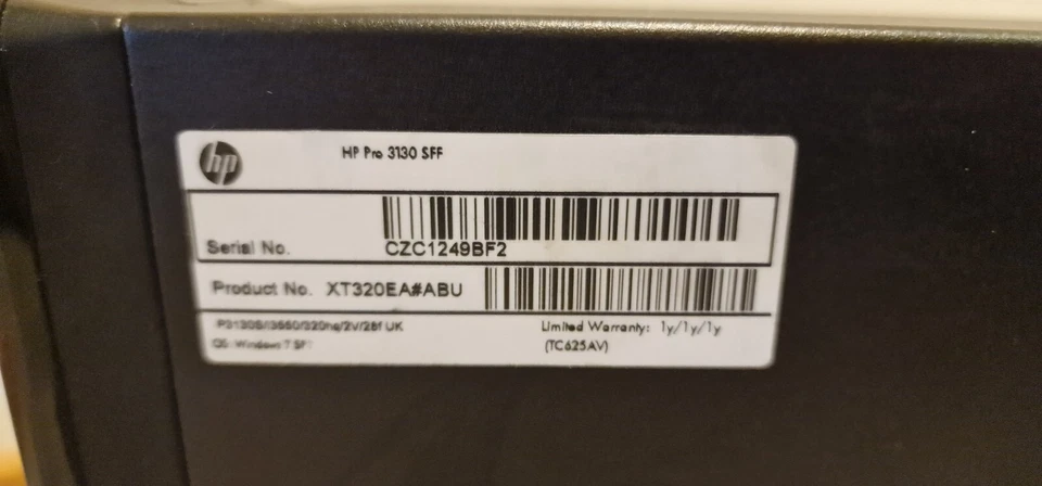 HP Pro 3130 SFF Intel Core i3 550 3.20GHz 10GB Ram 300GB HDD Windows 10 Pro - Image 4 of 4