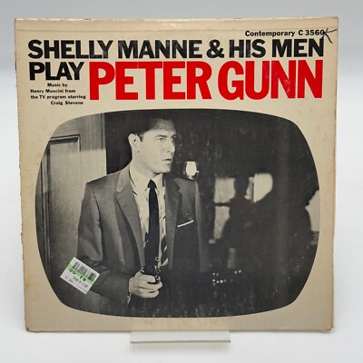 SHELLY MANNE & HIS MEN PLAY PETER GUNN CONTEMPORARY S7560 US VINYL LP
