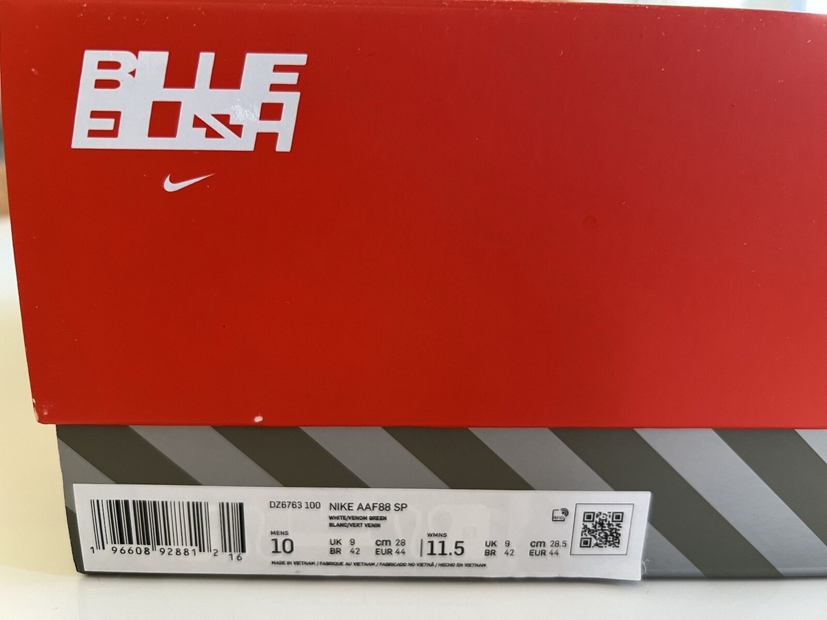 NIKE Billie Eilish x Air Alpha Force 88 SP (Size 10, Venom 