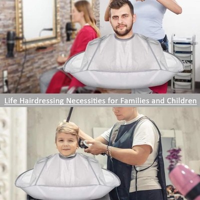 Barber Gown Cloth Hair Cutting Cloak Umbrella Hairdressing Cape Barber Salon