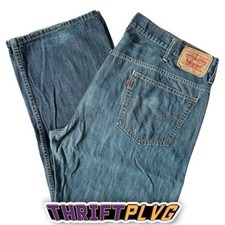 Y2K Levi s Strauss Co 569 Loose Straight Skater Grunge Baggy Wide Leg Jeans