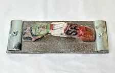 Frankenstein Hand Sander with Hand Carved Wooden Handle 3-1/4 in. x 9-1/4 in.