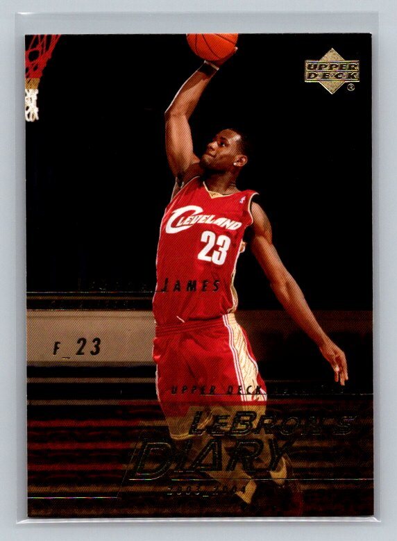 2003-04 Upper Deck #LJ15 LeBron James LeBron's Diary Rookie RC
