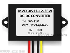 NEW Voltage Booster Power DC Converter Regulator 5V(5-11V) Step up to 12V 3A 36W