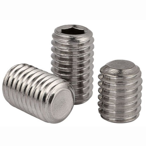M12 x 1.0mm FINE PITCH Grub screws socket SET screws 304 stainless steel DIN913 - Picture 3 of 4