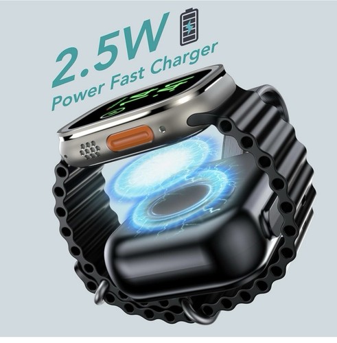Portable Power Bank Mini Keyring Wireless Charger For Apple Watch Series 765432 - Picture 6 of 7