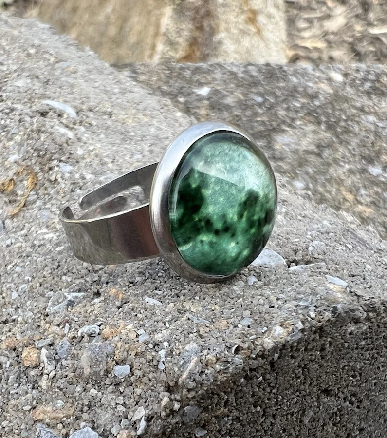 Glow in the dark moon ring sale
