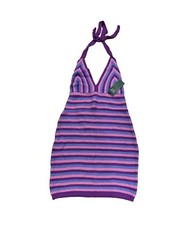 Women's Sleeveless Bodycon Sweater Dress - Wild Fable Purple Striped XSmall