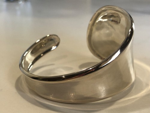 RLM Sterling Silver Asymmetrical Sculpted Cuff, 48.0g - Picture 6 of 16