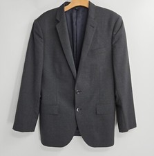 J. Crew Blazer Men  s 40 R Ludlow Loro Piana Gray Super 120's Wool Suit Jacket