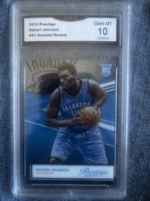 2015 Prestige Dakari Johnson #41 Acetate rookie card graded 10