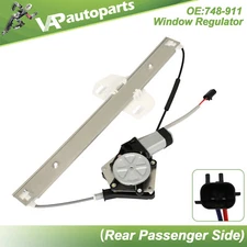 For 2007-2017 Jeep Wrangler Rear Right w/ Motor Power Window Regulator
