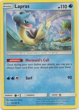 Pokemon Lapras - 36/236 - Uncommon NM-Mint Unified Minds on eBay