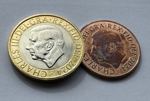 Coin Unique King Charles £2 And 2p - Two Pound / Two Penny Version - Picture 4 of 5