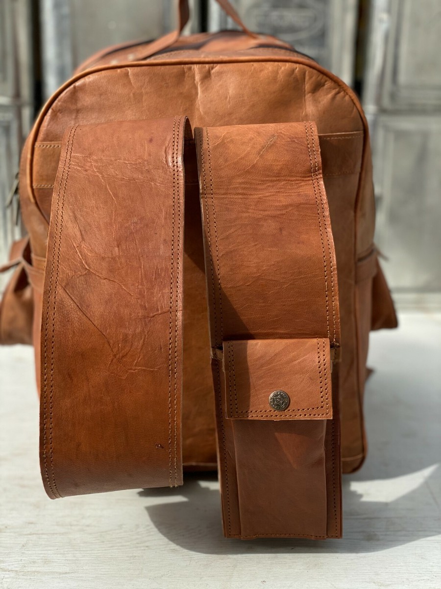 GVB Leather Backpack Rucksack Vintage Messenger Real Laptop Travel (Extra Large) | eBay GVB Leather Backpack Rucksack Vintage Messenger Real Laptop Travel (Extra Large) | eBay