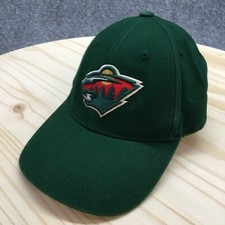 Minnesota Wild NHL Baseball Cap Hat Youth Green OS Adjustable Embroidered Logo