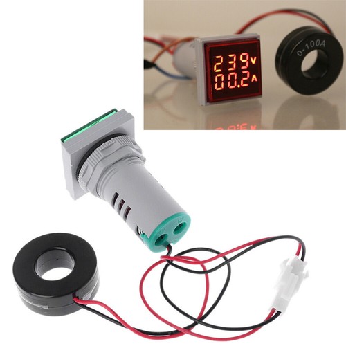 AC 50-380V/50-500V 0-100A LED Digital Voltmeter Ammeter Voltage Current Meter - Picture 10 of 109