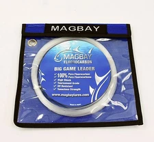 100% FLUOROCARBON BIG GAME FISHING LEADER 150 lb 30M Coil (33 Yds) 
