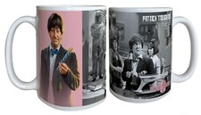 Dr Who Patrick Troughton 1966-69 Portrait and TV Scene 11oz Ceramic Mug
