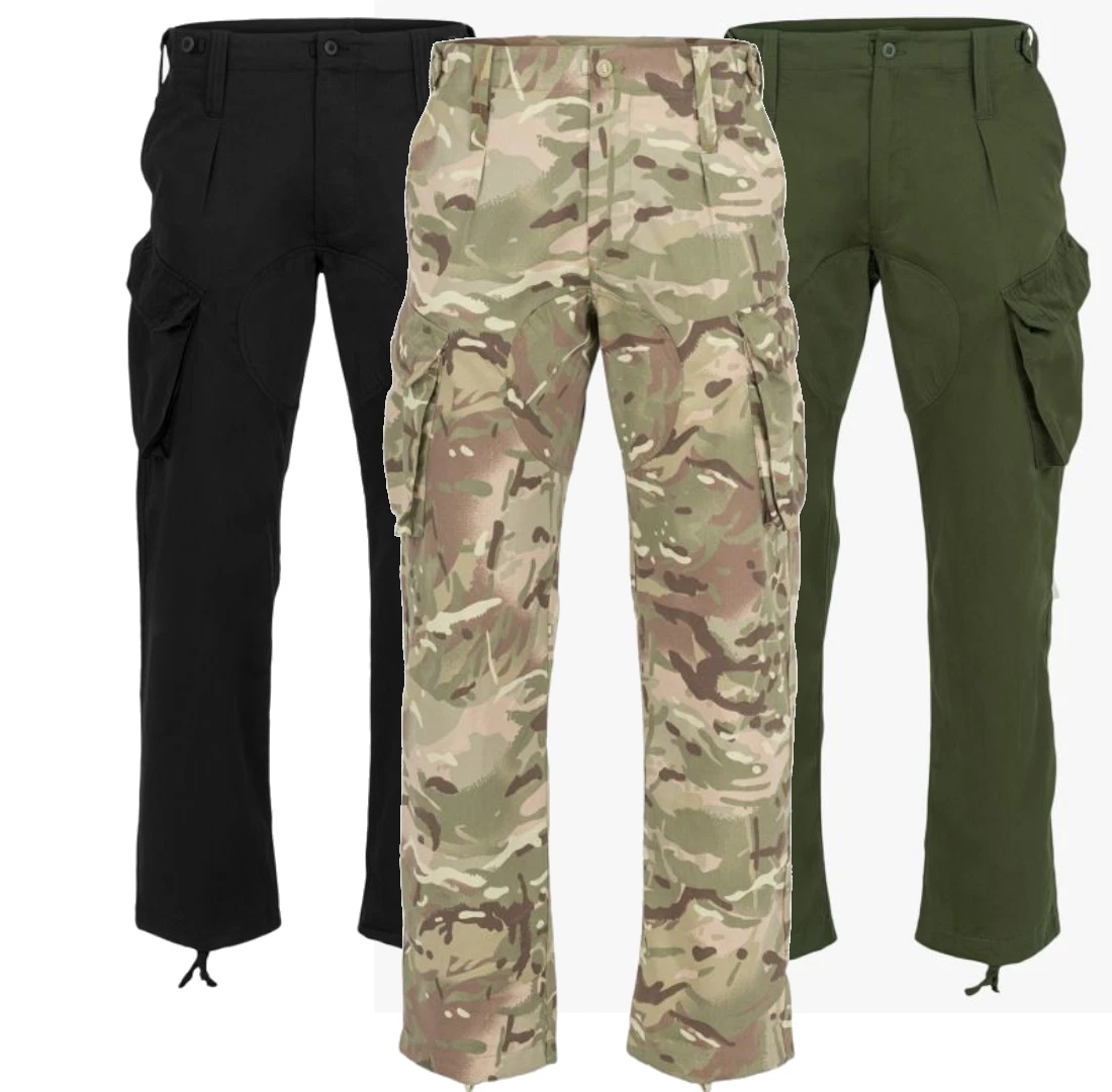 Delta MTP Style HC Camo Trousers Military Style HIghlan Black Olive Polycotton