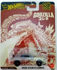 Hot Wheels - 2× Nissan Leaf Nismo TH  + Nissan Skyline GT-R Godzilla Edition