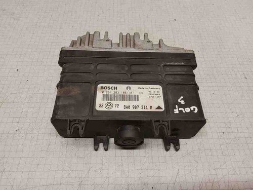 VW GOLF III 1H1 Motorsteuergerät ECU 0261203186 8A0907311M 1.80 Petrol 32541840